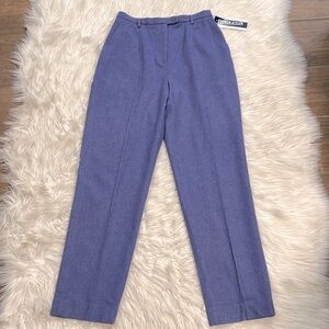 Vtg Pendleton 90's Blue Wool Trouser Pants Fully Lined Straight Leg Waist 29